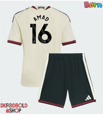 Manchester United Amad Diallo #16 Tredje trøje Børn 2026-27 Kort ærmer (+ korte bukser)